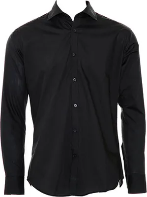 Produktbild von Kustom Kit Slim Fit Business Herren Langarm Hemd, Größe:16.5 (42cm), Farbe:Weiß