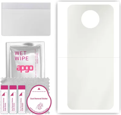 Produktbild von apgo Rückseite Schutzfolie, Matt, kompatibel mit Nokia X10, Hinten Hydrogel-Displayschutzfolie mit Positionierhilfe, kratzfest, einfache Montage