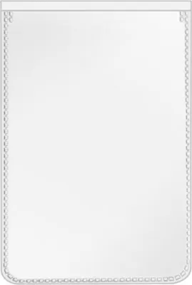 Zdjęcie produktu dla Etui na kartę identyfikacyjną 57x88mm przezroczyste Opakowanie 100 sztuk