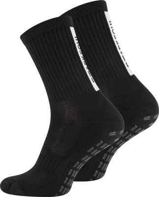 Produktbild von Stark Soul® Rutschfeste Sportsocken für Fußball & Sport,  Anti-Rutsch Grip-Socken für besseren Halt, Farbe: Schwarz, Gr: 43-46