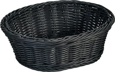 Zdjęcie produktu dla Kosz na pieczywo i owoce Kesper z plecionki z tworzywa sztucznego, czarny, 1 sztuka