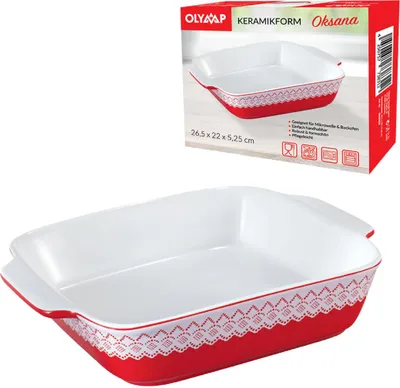 Produktbild von Auflaufform aus Keramik 1,5 L OKSANA rechteckig