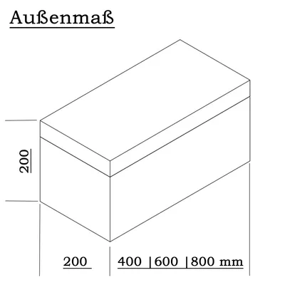 Produktbild von ECI Aluminium Koffer Silber Deckel abnehmbar (BxHxL) 20x20x60 cm