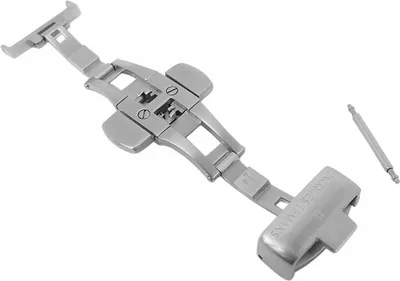 Produktbild von Jacques Lemans | Faltschließe Edelstahl gebürstet für Lederband F-5006