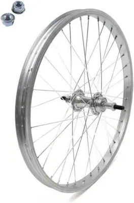 Productafbeelding van Achterwiel 24 inch - Fietswiel MTB Stadsfiets - Fietsreparatie Onderhoud - 6/7 Versnellingen Naaf - 24 x 175 - Zilver Grijs