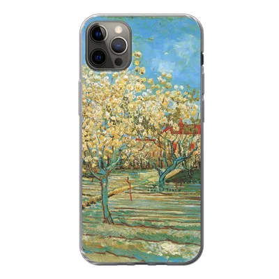 Produktbild von MuchoWow® Handyhülle Schutzhülle Hülle für iPhone 13 Pro Max Blühender Obstgarten - Vincent van Gogh Silikon Softcase Handy Hülle - Mobiltelefon