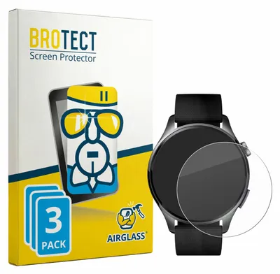 Produktbild von 3x BROTECT Schutzglas für Xiaomi Watch 5 (47 mm) Schutzfolie Panzer Folie Glas Display Schutz klar