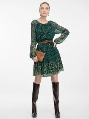 Produktbild von Orsay Damenkleid mit Petrolmuster L