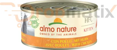 Image de Almo Nature HFC Natural KITTEN & Poulet 150gx24