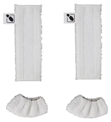 Mikrofaser-Pads für Karcher Easyfix SC2/SC3/SC4, 2+2 Stück