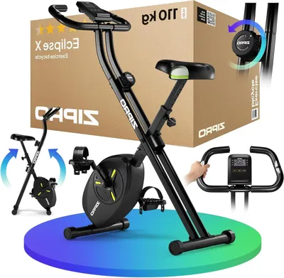 Zdjęcie produktu dla Rower treningowy - Rower stacjonarny - Trening rowerowy - Składany rower - Kompaktowy