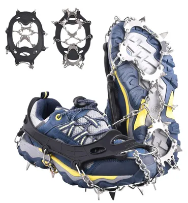 Produktbild von Steigeisen Grödel Eisspikes - TPE-Gummi - Für -45 °C - Für Winterwanderungen