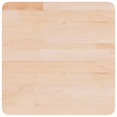 Immagine prodotto di Piano Tavolo Quadrato 50x50x2,5 cm Massello Rovere Non Trattato