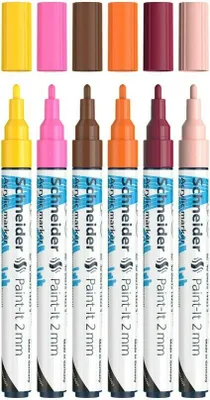 Produktbild von Schneider Paint-It 310 V3 Acrylstifte farbsortiert 2,0 mm, 6 St.