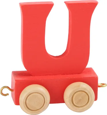 Produktbild von Small Foot Design 10371 'Buchstabenzug bunt' Holz Buchstabe U, rot (1 Stück)