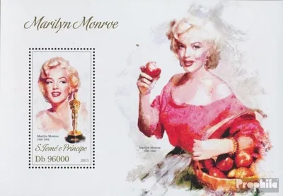 Produktbild von Briefmarken Sao Tome e Principe 2013 Mi Block 908 (kompl. Ausgabe) postfrisch Marilyn Monroe