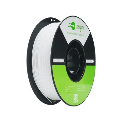 Image de Filament PLA Creality Soleyin Ultra, 1,75 mm, 1 kg pour imprimante 3D - Blanc - 3301010505