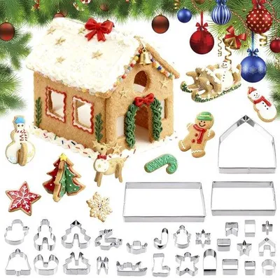 Productafbeelding van Set van 28 Kerst Koekjesuitsteekvormen