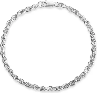 Produktbild von V Armband 925/- Sterling Silber 21cm weiß 299260071-21
