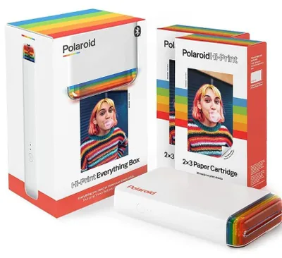 Produktbild von Polaroid 6152, Thermodruck, 2.1" x 3.4" (5.3 x 8.6 cm), Bluetooth, Direktdruck, Weiß