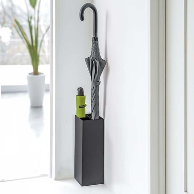 Yamazaki Schirmständer Regenschirmständer schwarz Metall klein modern platzsparend 11x30x11cm "SMART"
