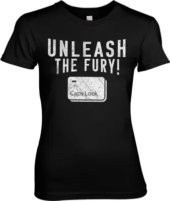 Produktbild von Unleash The Fury Girly Tee - Medium - Black