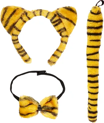 Produktbild von TIGER Dress- Up- Set (Ohren, Fliege, Schwanz)