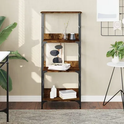 Produktbild von Bücherregal Räuchereiche 50x33x117,5 cm Holzwerkstoff