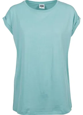 Image de Urban Classics - T-shirt à épaules tombantes pour femmes, modèle TN574 (5XL), couleur bleu menthe