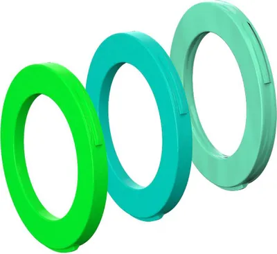 Image de Kit de caches pour étrier de frein à 2 pistons