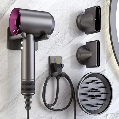 Produktbild von Universeller magnetischer Halter aus Aluminiumlegierung, selbstklebend, kein Bohren erforderlich, für Badezimmer/Friseursalon/Hotel