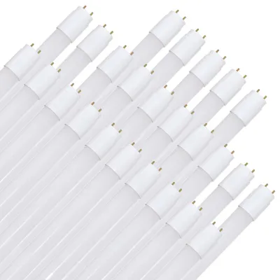 Imagen del producto de 25 bombillas LED, tipo T8, tubo de 90 cm, 12W, casquillo G13, 1200 lúmenes, luz blanca cálida (3000K), con balasto incluido