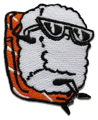 Produktbild von Marshmallow Mit Sonnenbrille - Aufnäher, Bügelbild, Aufbügler, Applikationen, Patches, Flicken, Zum Aufbügeln, Größe: