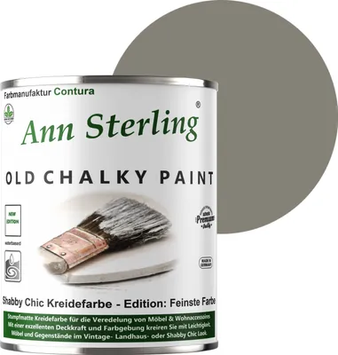 Produktbild von Ann Sterling Kreidefarbe Shabby Chic 750ml - Moongrey