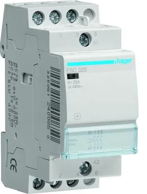 Image de ESC325 Contacteur modulaire 25A 3O 2M 230V AC