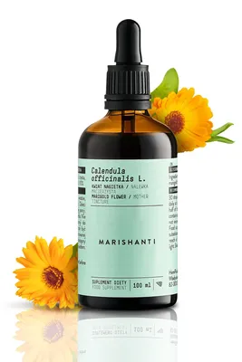 Produktbild von Ringelblume Extrakt Kräuter Tropfen alkoholfrei 100 ml