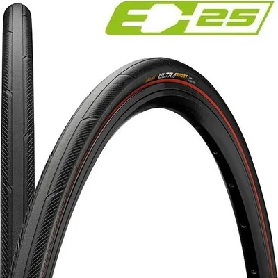 Produktbild von Continental Reifen Ultra Sport 3 25-622 28 Zoll E-25 falt schwarz rot