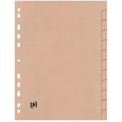 Produktbild von Oxford Touareg Register, Beige, Karton, A4, 280 g/m², 100%, 225 mm