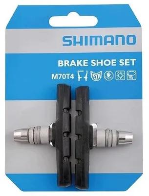 Zdjęcie produktu dla Klocki hamulcowe shimano M70T4 czarne zestaw dla rowerów
