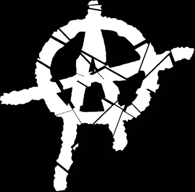 Produktbild von Anarchy Autoaufkleber, ca. 30 cm