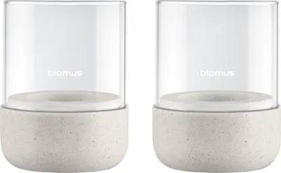 Produktbild von blomus GmbH CALMA Windlicht moonbeam XS 2er Set
