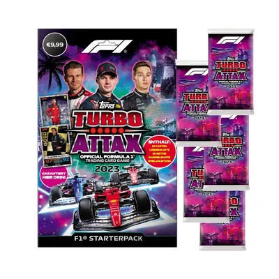 Immagine prodotto di Topps - Turbo Attax Formula 1 2023 - 1 starter + 5 booster