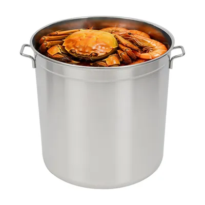 Zdjęcie produktu dla Garnek do zupy z pokrywką i koszem, zlewozmywak ze stali nierdzewnej, garnek do zupy ze stali nierdzewnej o wysokiej kompatybilności
