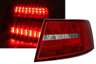 Für Audi A6 4F C6 Limousine 2004-2008 LED Rückleuchten Heckleuchten Rot / Weiss in der Farbe Rot von AD TUNING GmbH & Co. KG