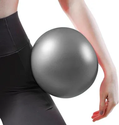 Obrázok produktu pre Nafukovacia fitness lopta 25 cm s pumpou na jogu, pilates a ďalšie cvičenia | tréning stability a rovnováhy