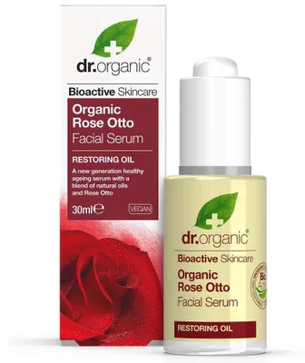 Productafbeelding van Dr Organic Rose Otto Gezichtsserum (30 ml)