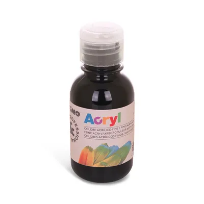 Produktbild von Primo 402TA125800 Acrylfarbe 125 ml Schwarz Flasche