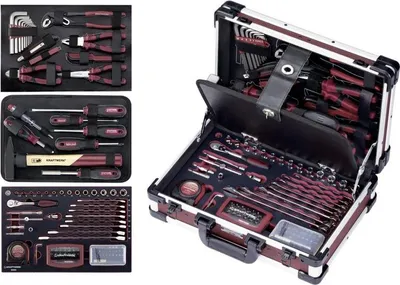 Image de Coffret d'outils Pro-Line 1/4' KRAFTWERK 123 pièces - 3944
