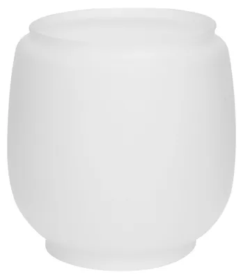 Lampenglas Zylinder für Öllampe, 10,5x6,5 cm, Weiß