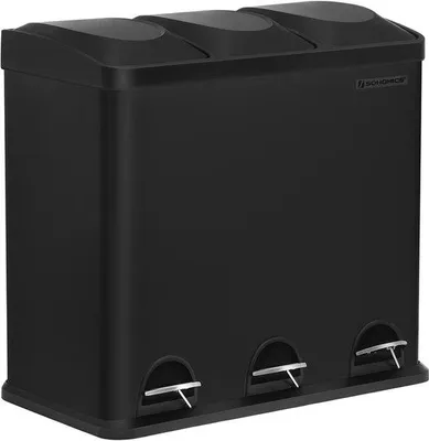 Produktbild von Famanu Abfalleimer 54 Liter - Schwarz